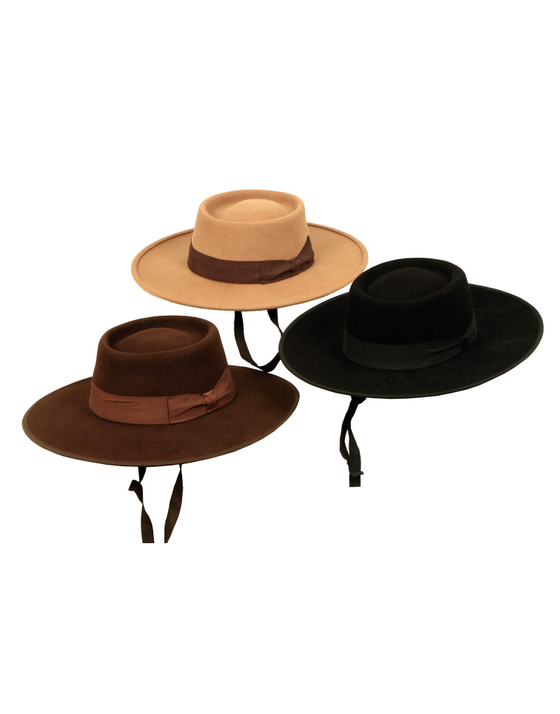 Chapéu Tradicional Português PRETO