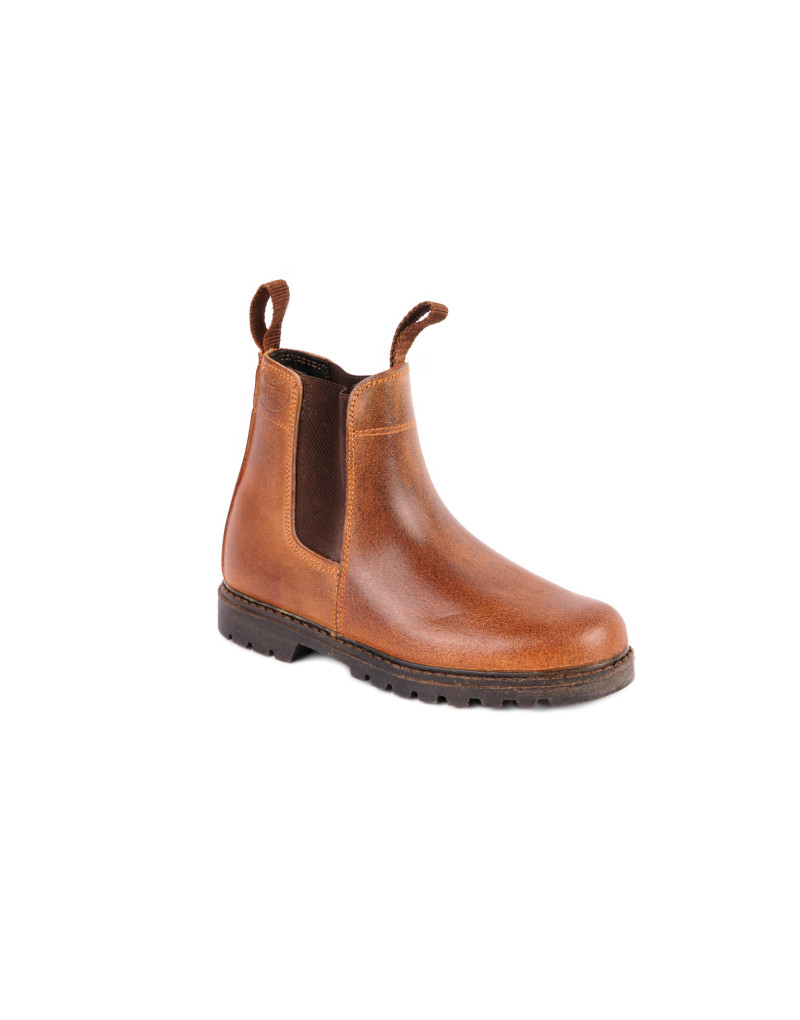 Bottines en cuir véritable VMCS