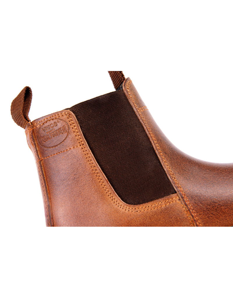 Bottines en cuir véritable VMCS