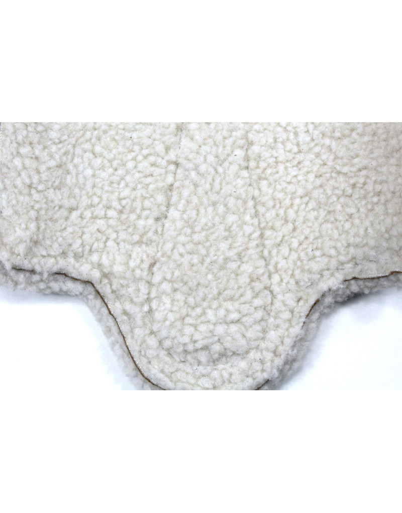 SANCTUS Protectores cuero y lana Sintética