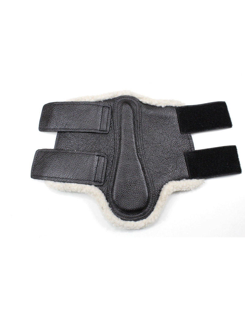 SANCTUS Protectores cuero y lana Sintética