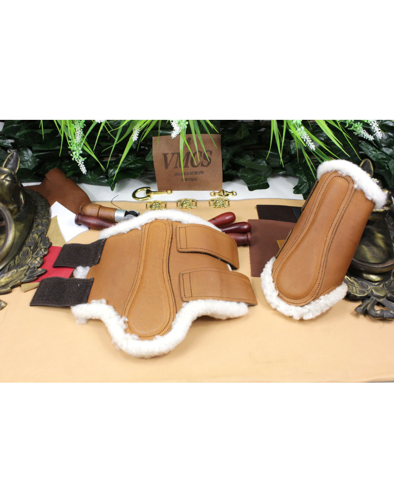 Caneleiras SANCTUS com LÃ NATURAL