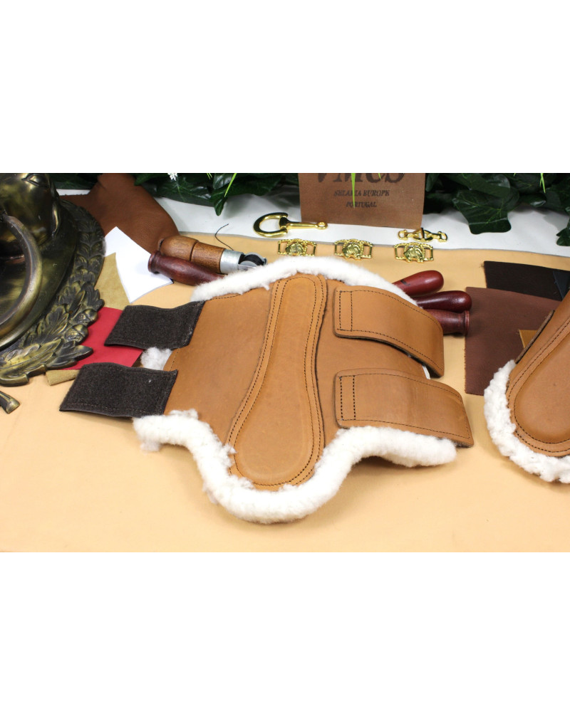 Caneleiras SANCTUS com LÃ NATURAL